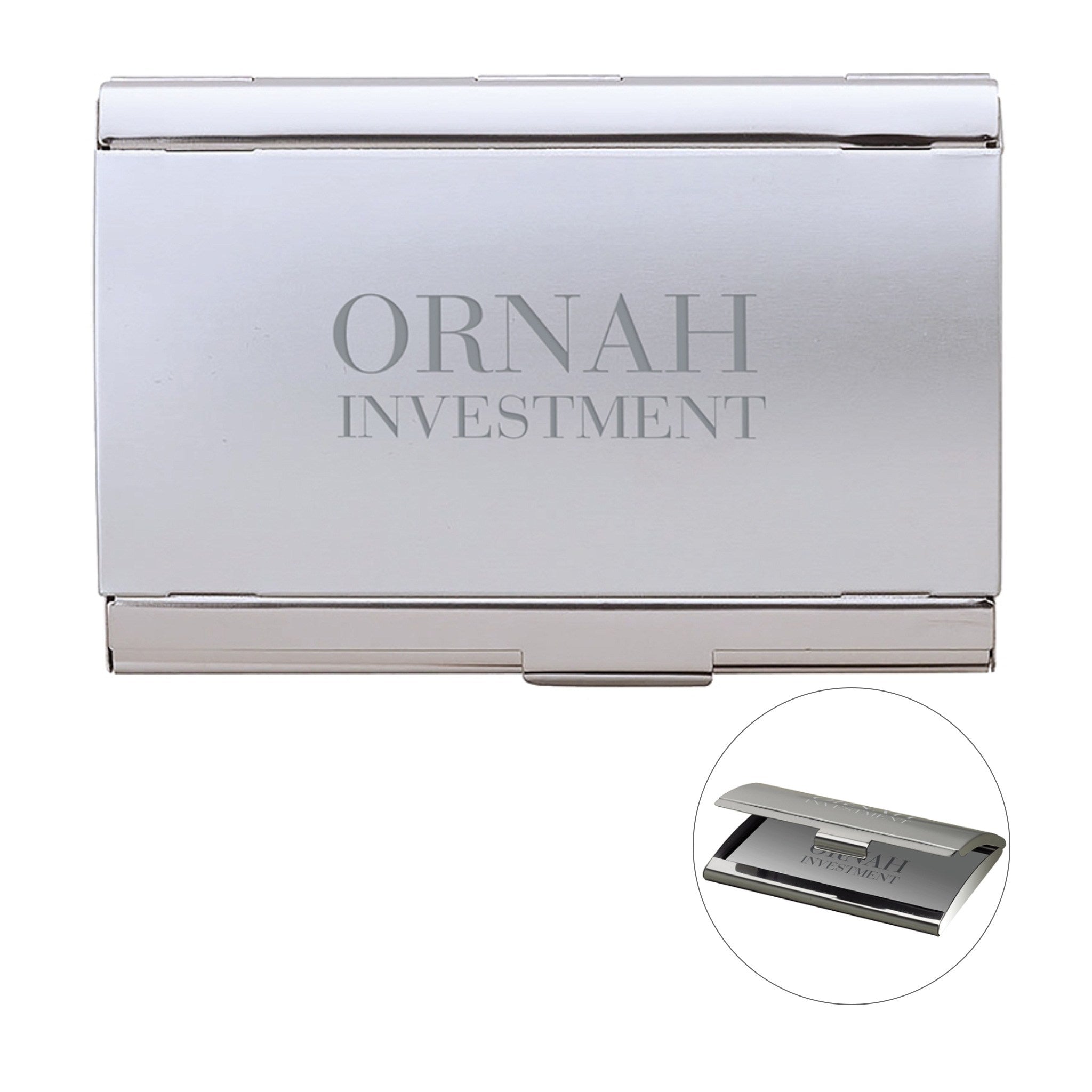 Elegant Business Card Case  Imprinted with Logo (Q916665)