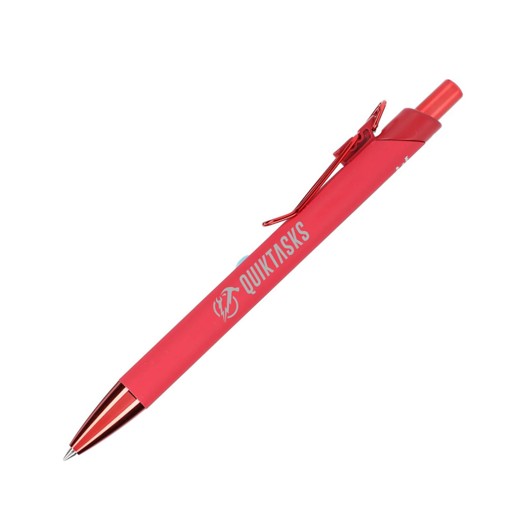 Metallic Recycled Aluminum Soft Touch Gel Pen  Imprinted with Logo (Q916922)