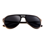 Polarized Or Mirror Wood Aviator Sunglasses (Q917822)