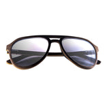 Polarized Or Mirror Wood Aviator Sunglasses (Q917822)