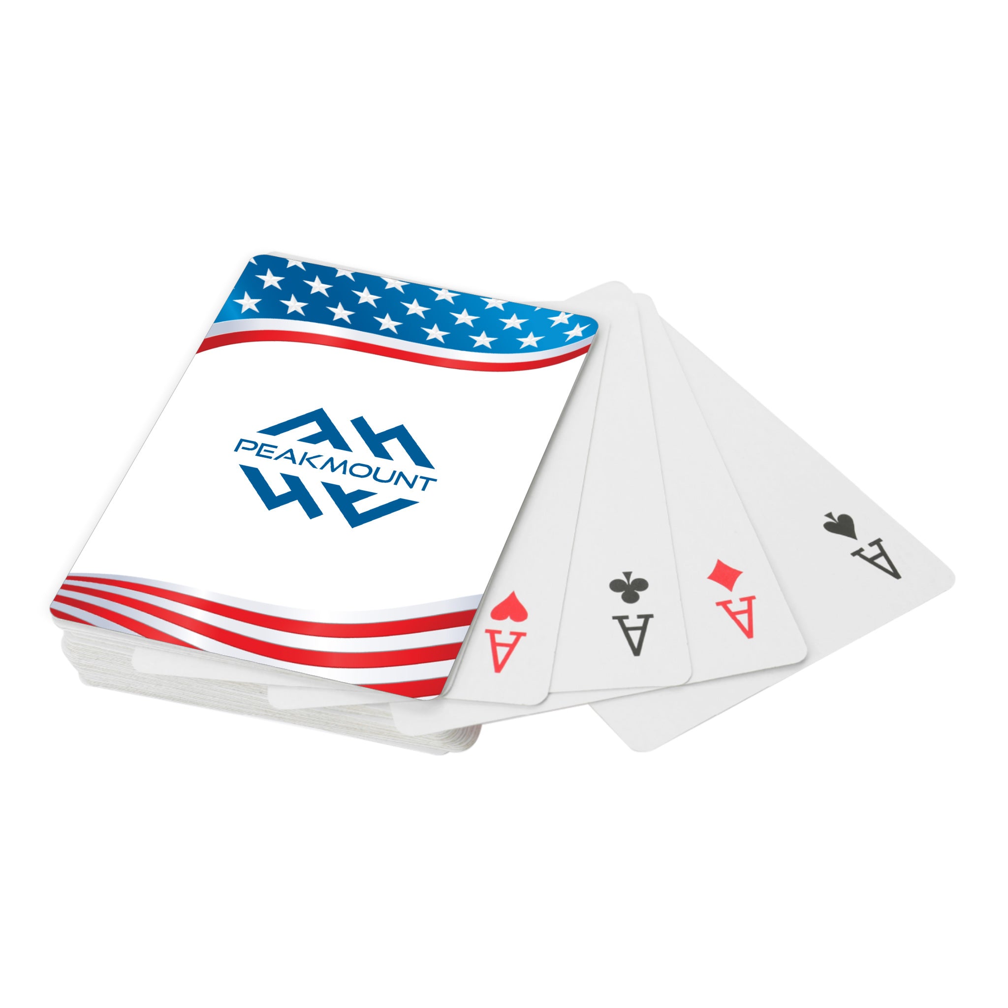 Theme Backs Playing Cards - USA 1 (Q918911)