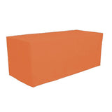 8-ft. to 6-ft. Convertible Table Cover Front Print - Custom Fabric Color (Q919022)