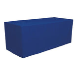 8-ft. to 6-ft. Convertible Table Cover Front Print - Custom Fabric Color (Q919022)