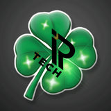 Flashing 4 Leaf Clover Blinkies  Imprinted with Logo (Q920332)