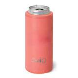 12 Oz. Swig Skinny Can Cooler - Coral (Q920522)