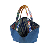 Bottom Gusset Denim Tote (Q920532)