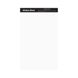 11.5 x 7 In. Ultra Removable Sticker Sheet Custom Shapes (Q921022)