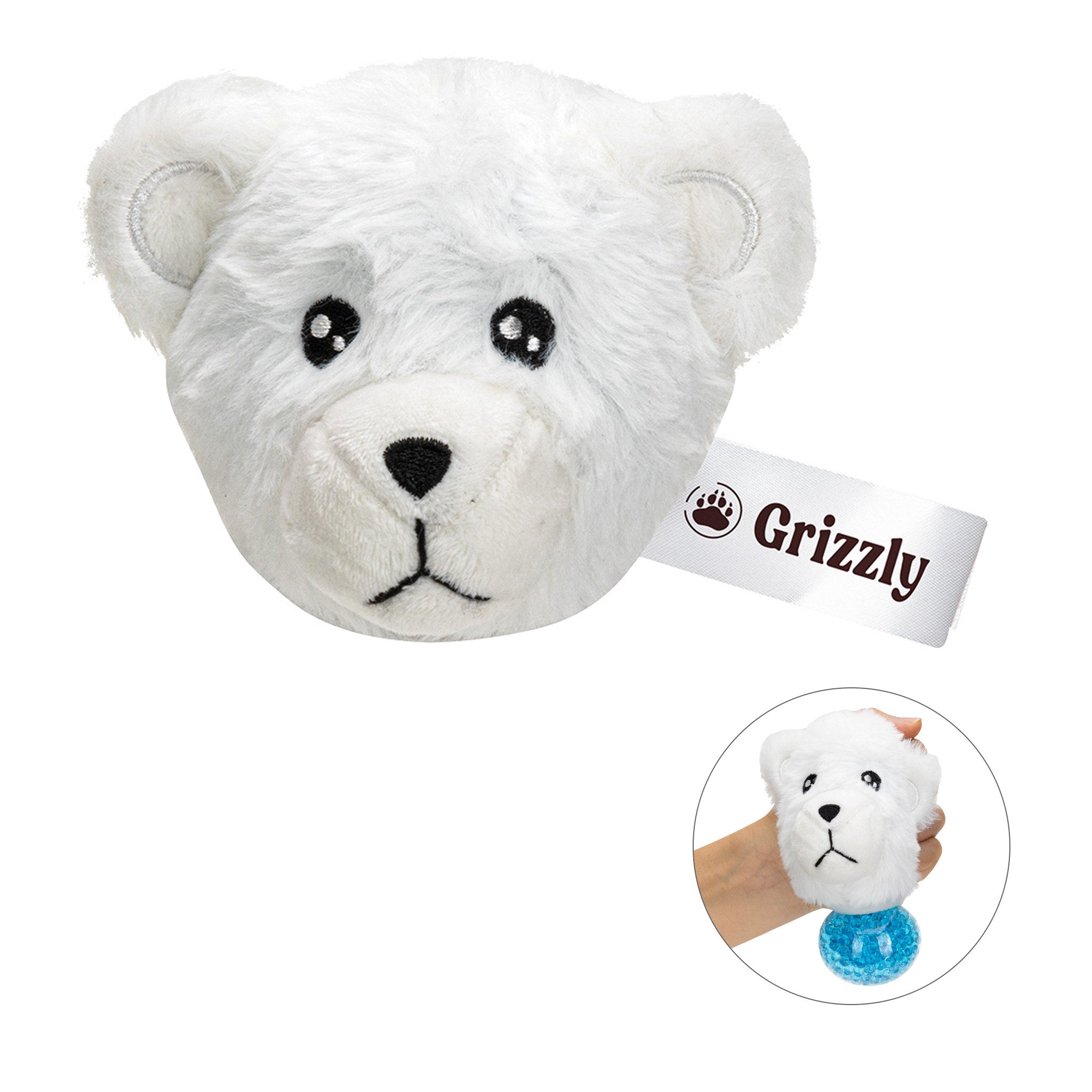 Stress Buster™ Polar Bear Stress Reliever  Imprinted with Logo (Q922022)