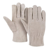 Premium Suede Leather Gloves With Elastic Top (Q922122)