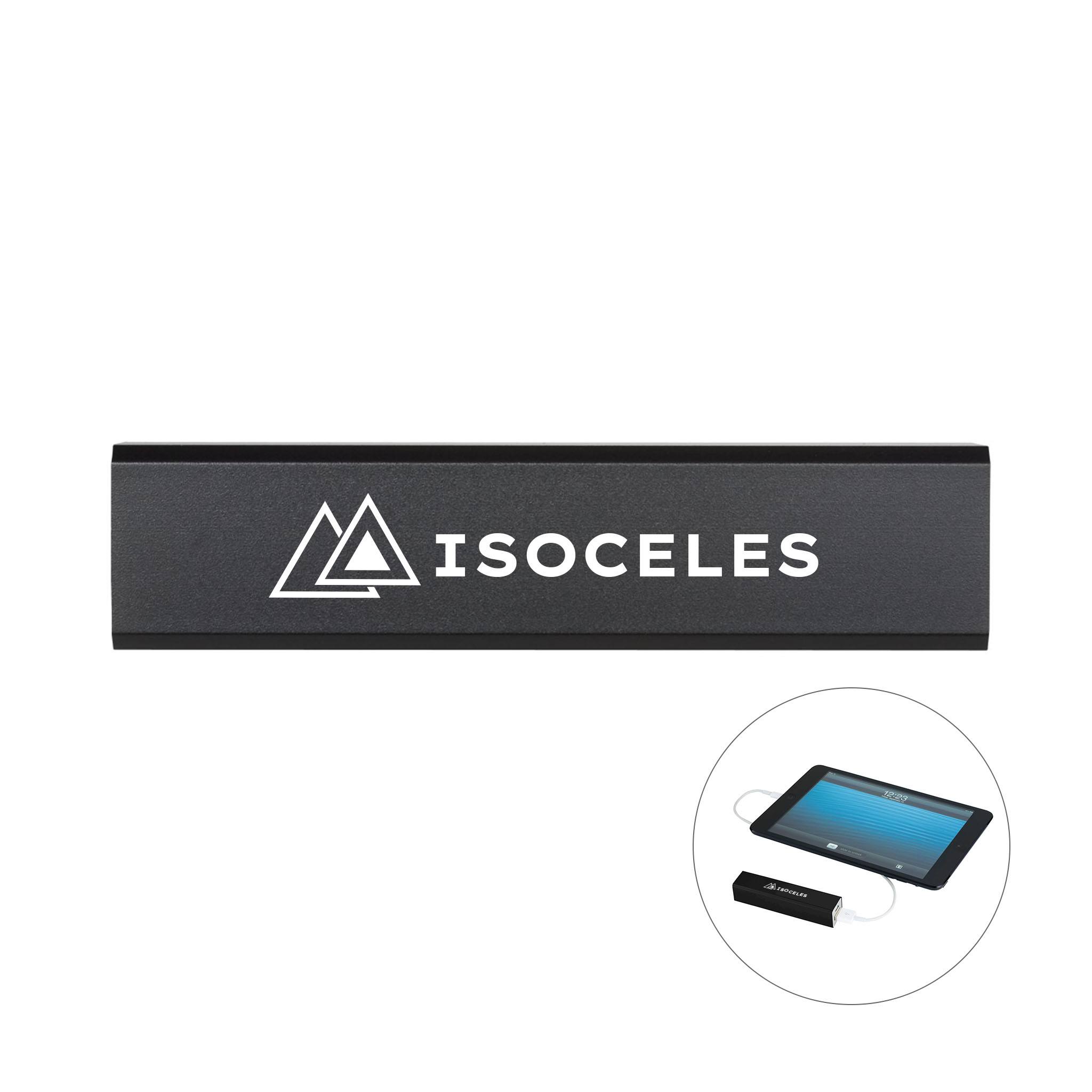 2 200 mAh Jolt Power Bank  Imprinted with Logo (Q922322)