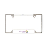 Metal License Plate Frame - 6.25 x 12.25 Inch  Imprinted with Logo (Q922432)