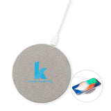 Auden Aluminum Wireless Charging Pad  Imprinted with Logo (Q922922)
