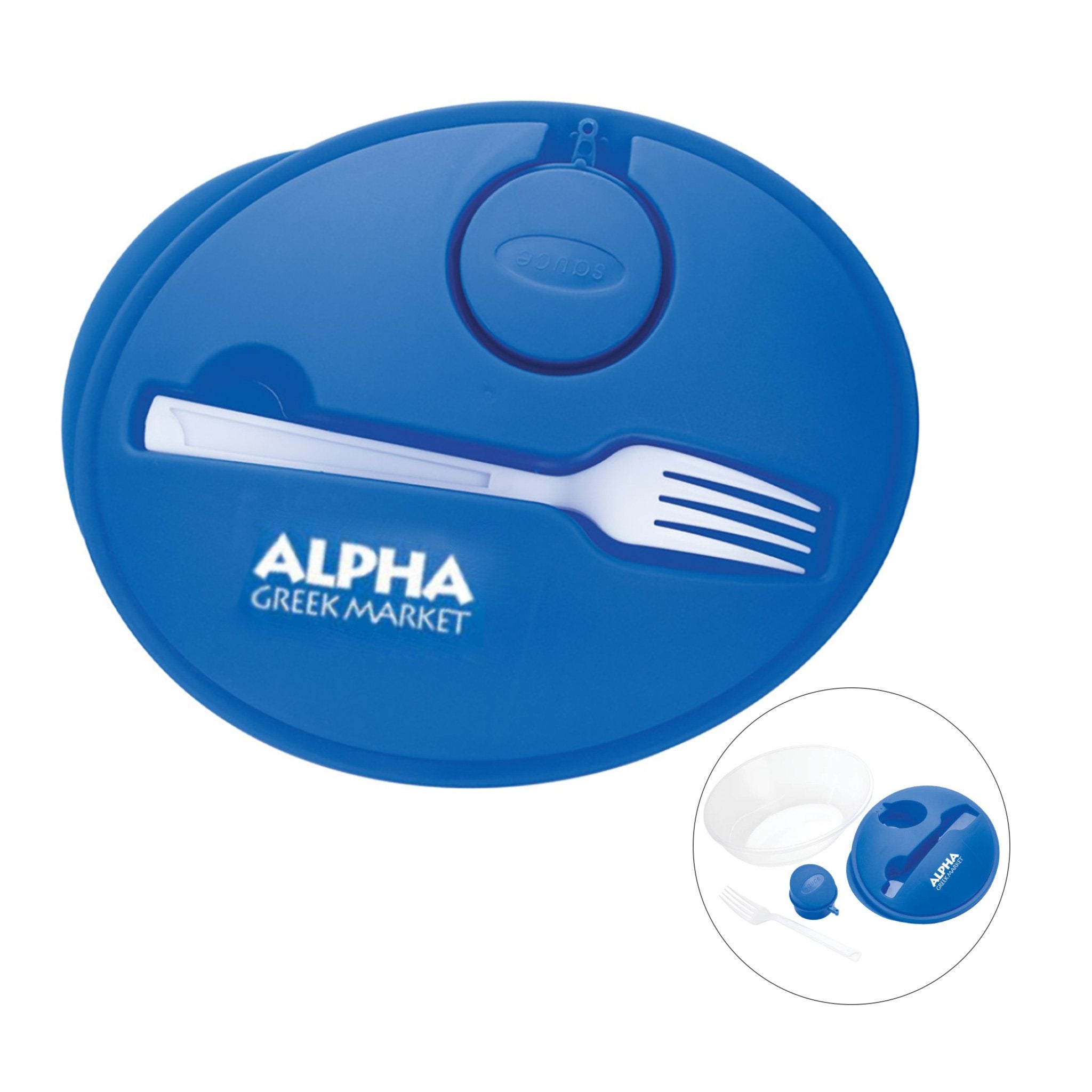 Polypropylene Salad Bowl Set  Imprinted with Logo (Q923311)
