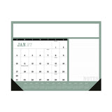 Notes Desk Pad With Vinyl Corners Calendar (Q924722)