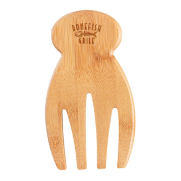 Bamboo Salad Hands  Imprinted with Logo (Q925022)