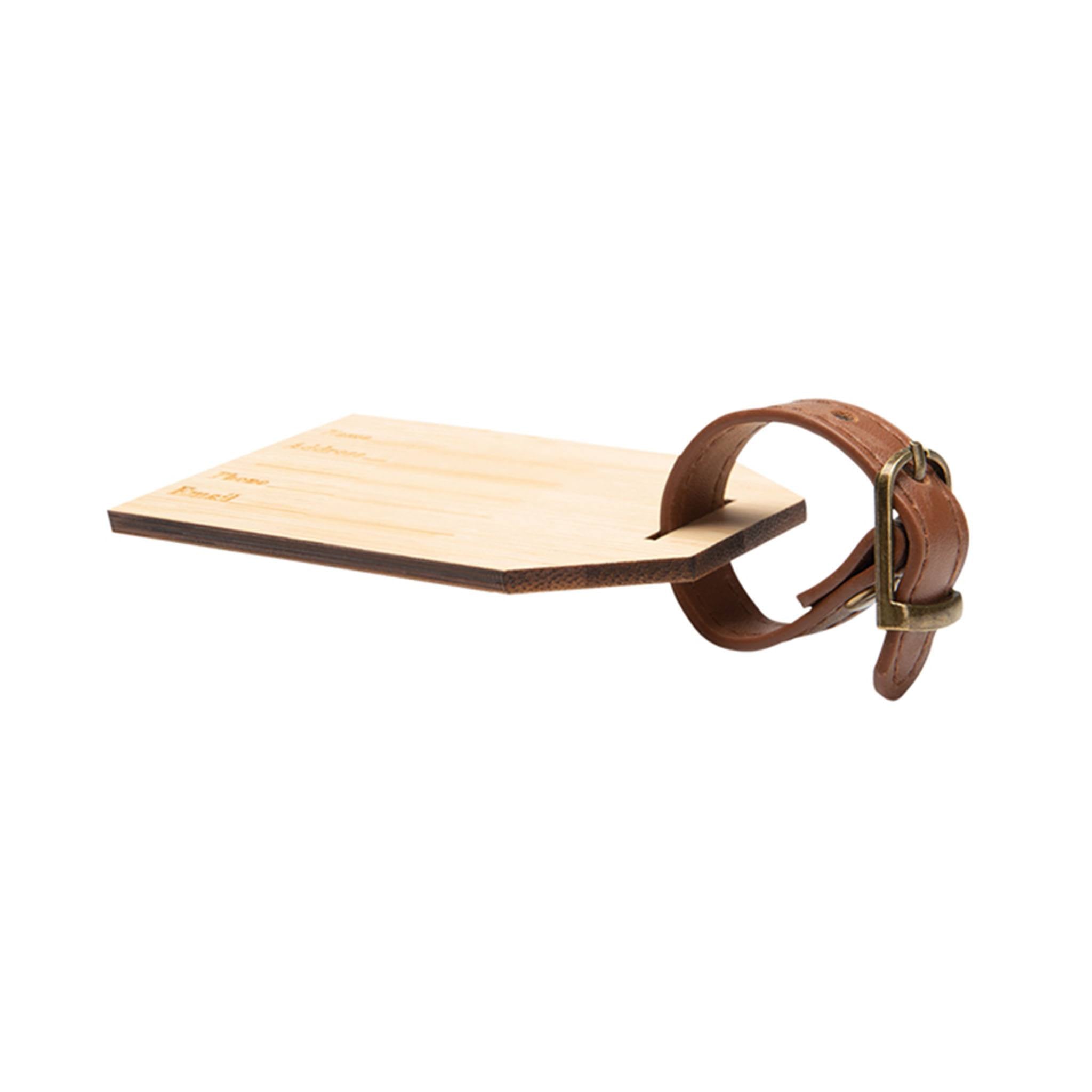 Outbound Bamboo Luggage Tag (Q925822)