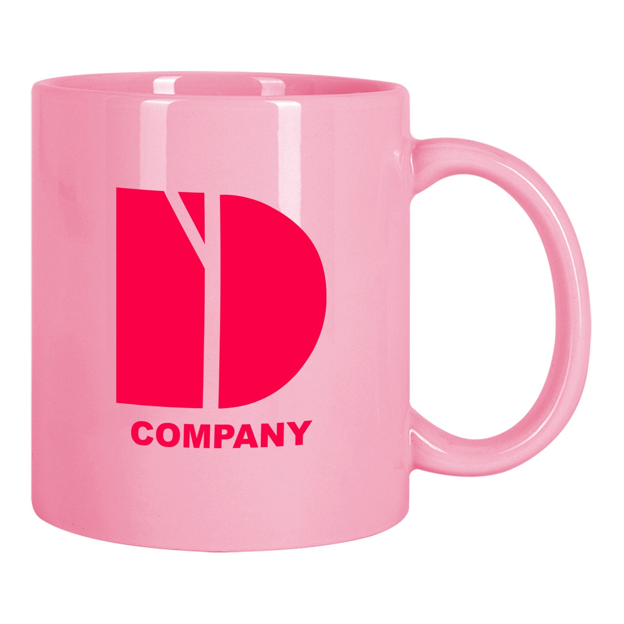 11Oz. Brookline Color C-Handle Mug  Imprinted with Logo (Q926532)
