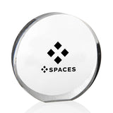 Acrylic Circle Medium Award  Imprinted with Logo (Q926611)