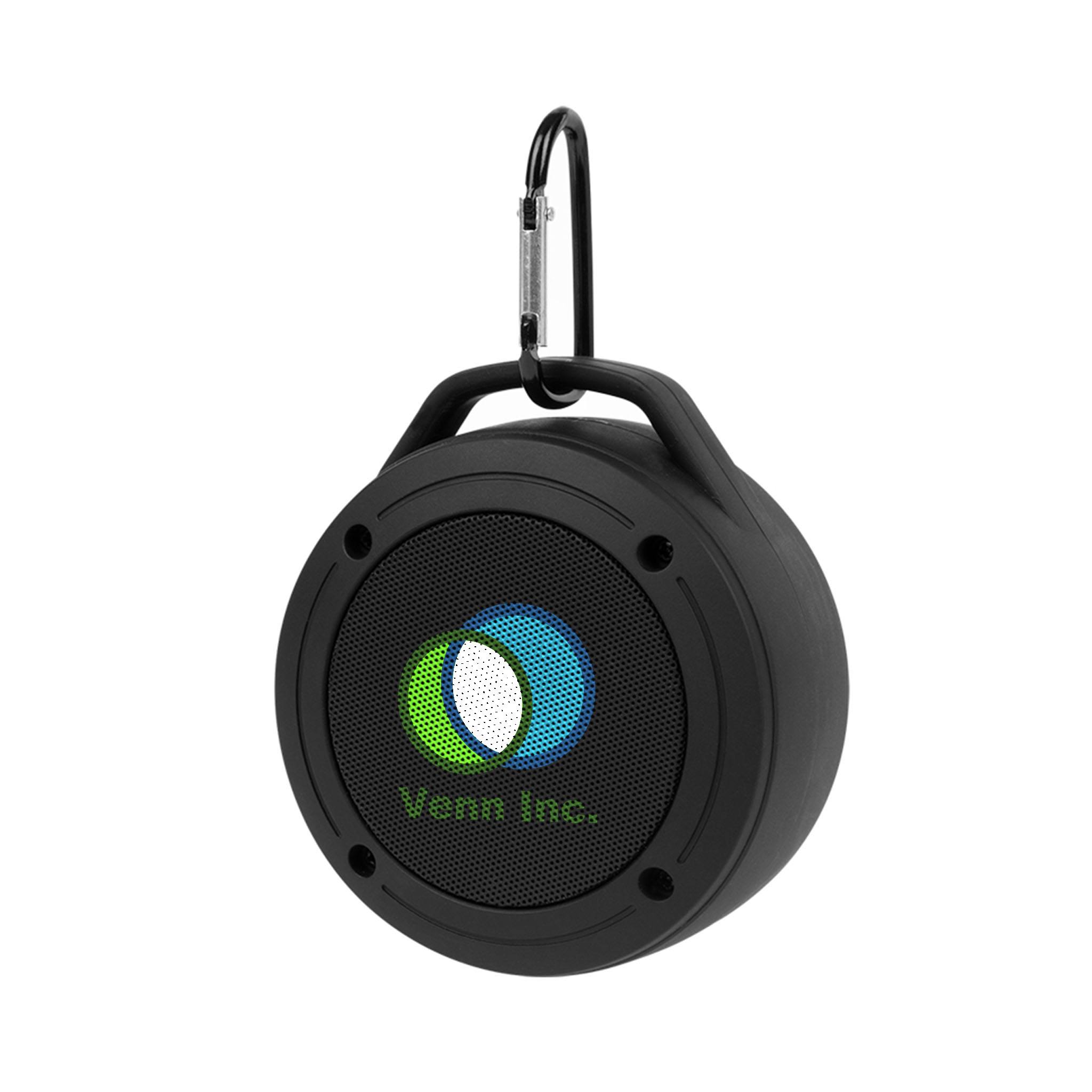Water Resistant Speaker Carabiner 2.0  Imprinted with Logo (Q927122)