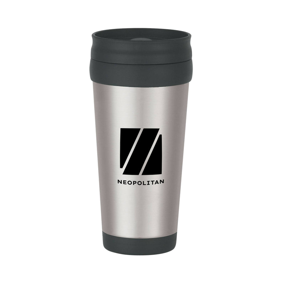 16 Oz. Stainless Steel Slide Action Travel Tumblers (Q928711)