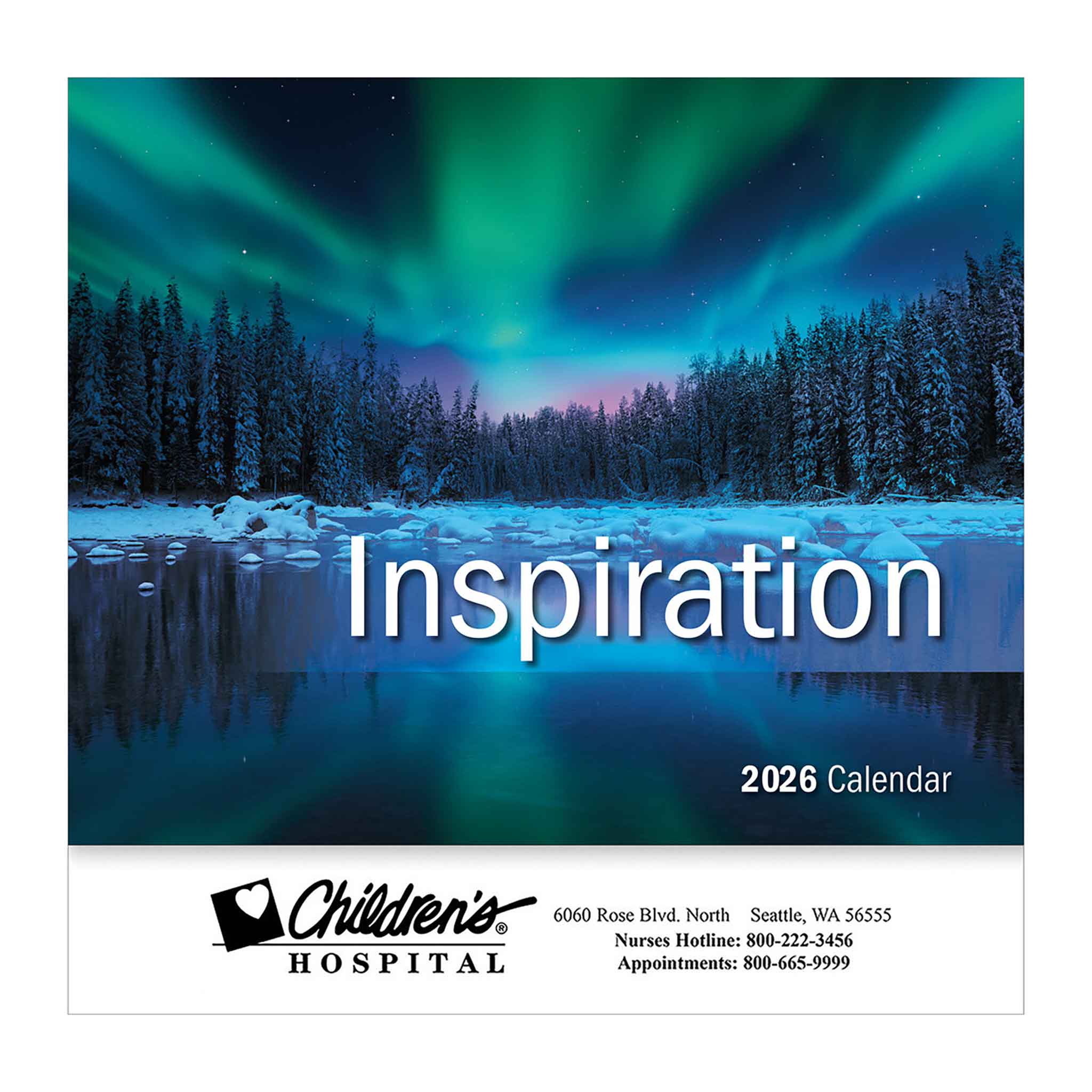 Inspiration Wall Calendars - Stapled  Imprinted with Logo (Q932011)
