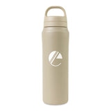 16 Oz. Aviana™ Rowan Recycled Water Bottle - Taupe  Imprinted with Logo (Q933022)