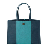 Natural Two-Tone Jute Tote (Q934311)