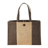 Natural Two-Tone Jute Tote (Q934311)