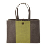 Natural Two-Tone Jute Tote (Q934311)