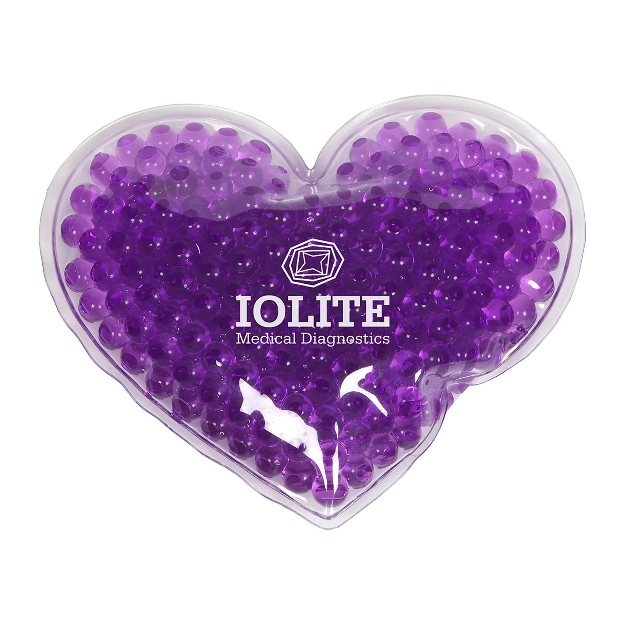 Aqua Pearls™ Large Heart Hot/Cold Pack  Imprinted with Logo (Q934322)