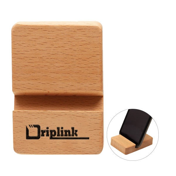 Wood Cell Phone Holder  Imprinted with Logo (Q934922)