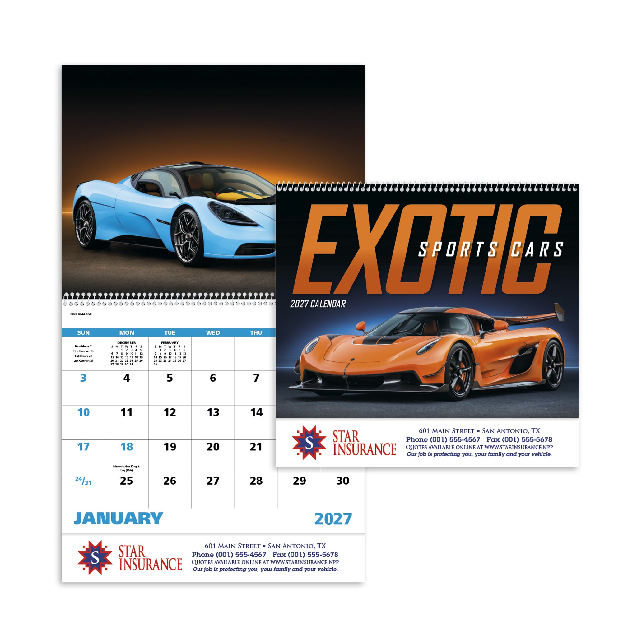 Exotic Sports Cars - Spiral Calendar (Q935722)