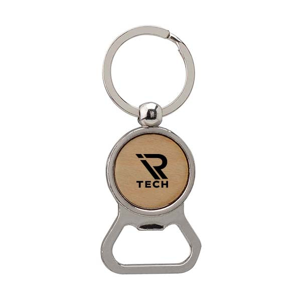 Bottle Opener Keytag  Imprinted with Logo (Q935922)