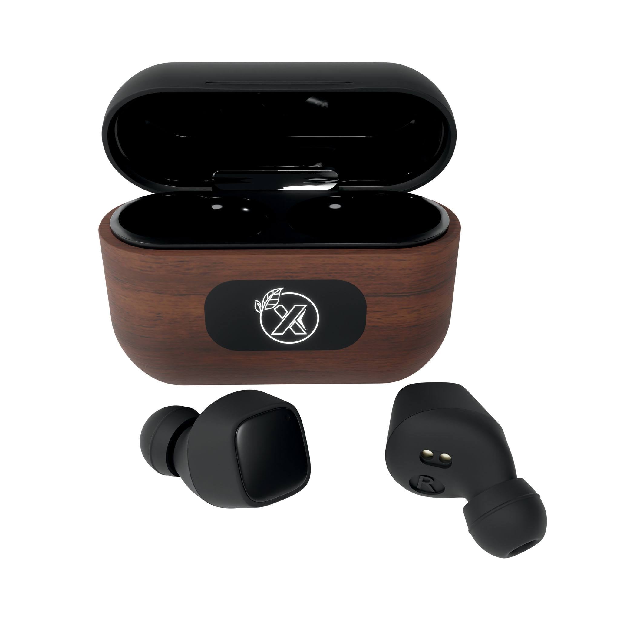 SCX Design® Walnut Wood Wireless Earbuds (Q936622)