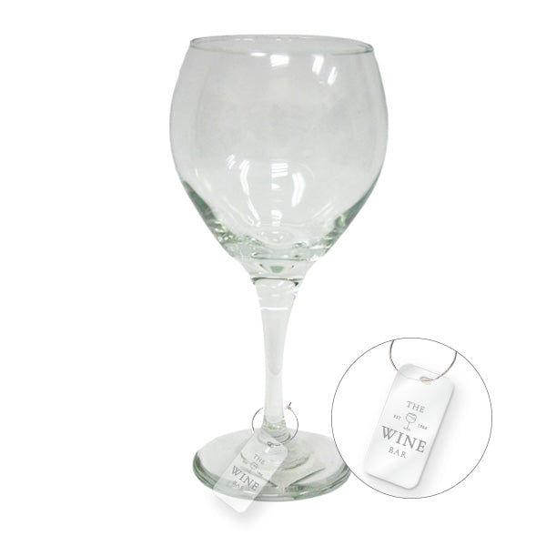 Rectangle Etched Acrylic Wine Charm (Q937922)