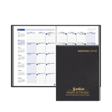 Stitched To Cover Ruled Monthly Desk Planner  Imprinted with Logo (Q940211)