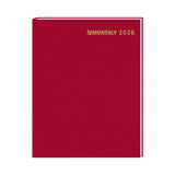 Stitched To Cover Ruled Monthly Desk Planner (Q940211)