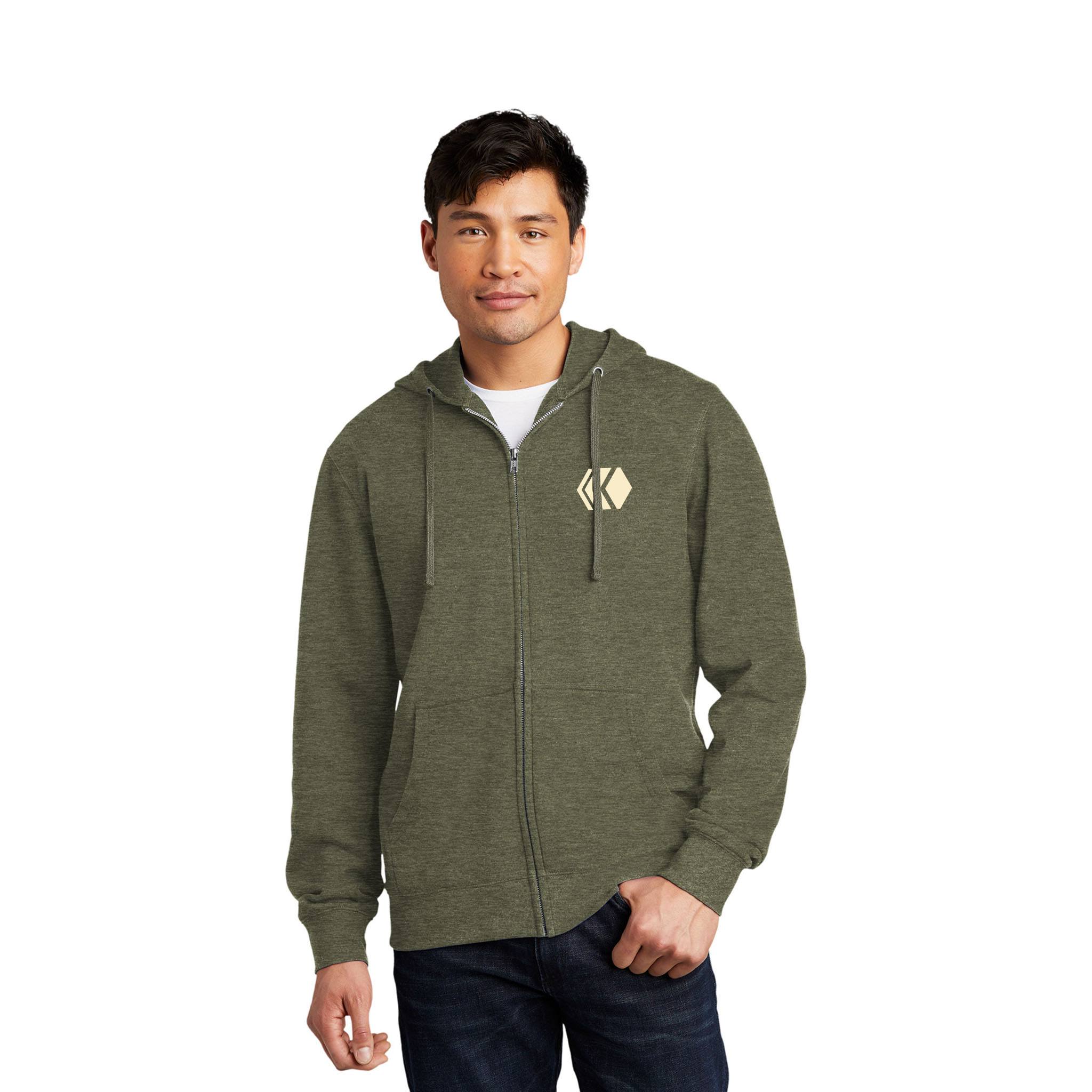 District® V.I.T.™ Fleece Full-Zip Hoodie  Imprinted with Logo (Q940922)