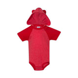 Rabbit Skins Infant Fine Jersey Raglan Bodysuit with Hood & Ears (Q942332)