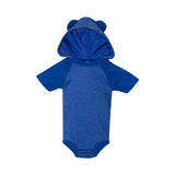 Rabbit Skins Infant Fine Jersey Raglan Bodysuit with Hood & Ears (Q942332)