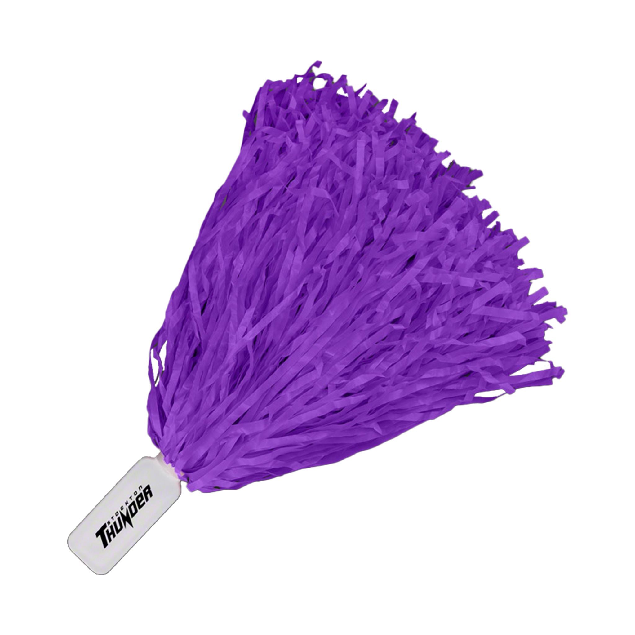 Economy Purple Pom Poms (Non-Light Up)  Imprinted with Logo (Q942632)