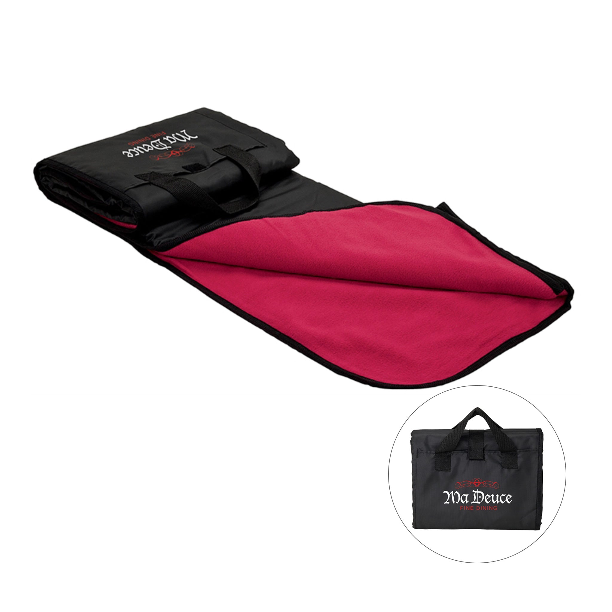 210D Poly Fleece Picnic Blanket  Imprinted with Logo (Q943311)