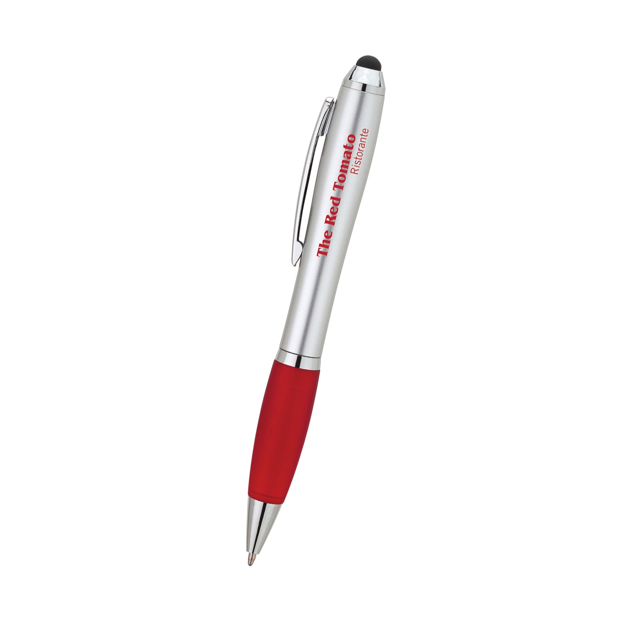 2 in 1 Twist-Action Pen Stylus  Imprinted with Logo (Q945311)