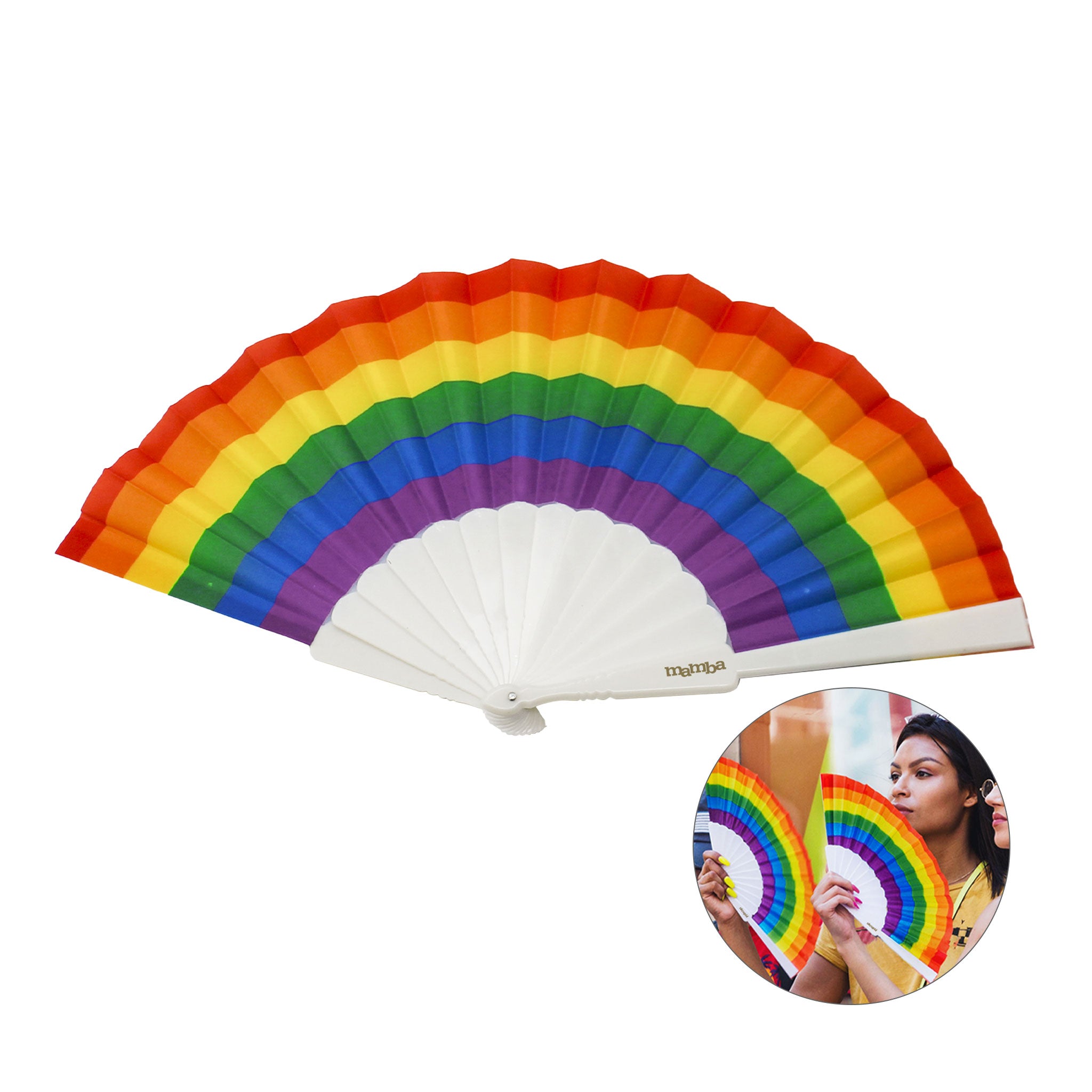 Rainbow Accordion Fan (Q946532)