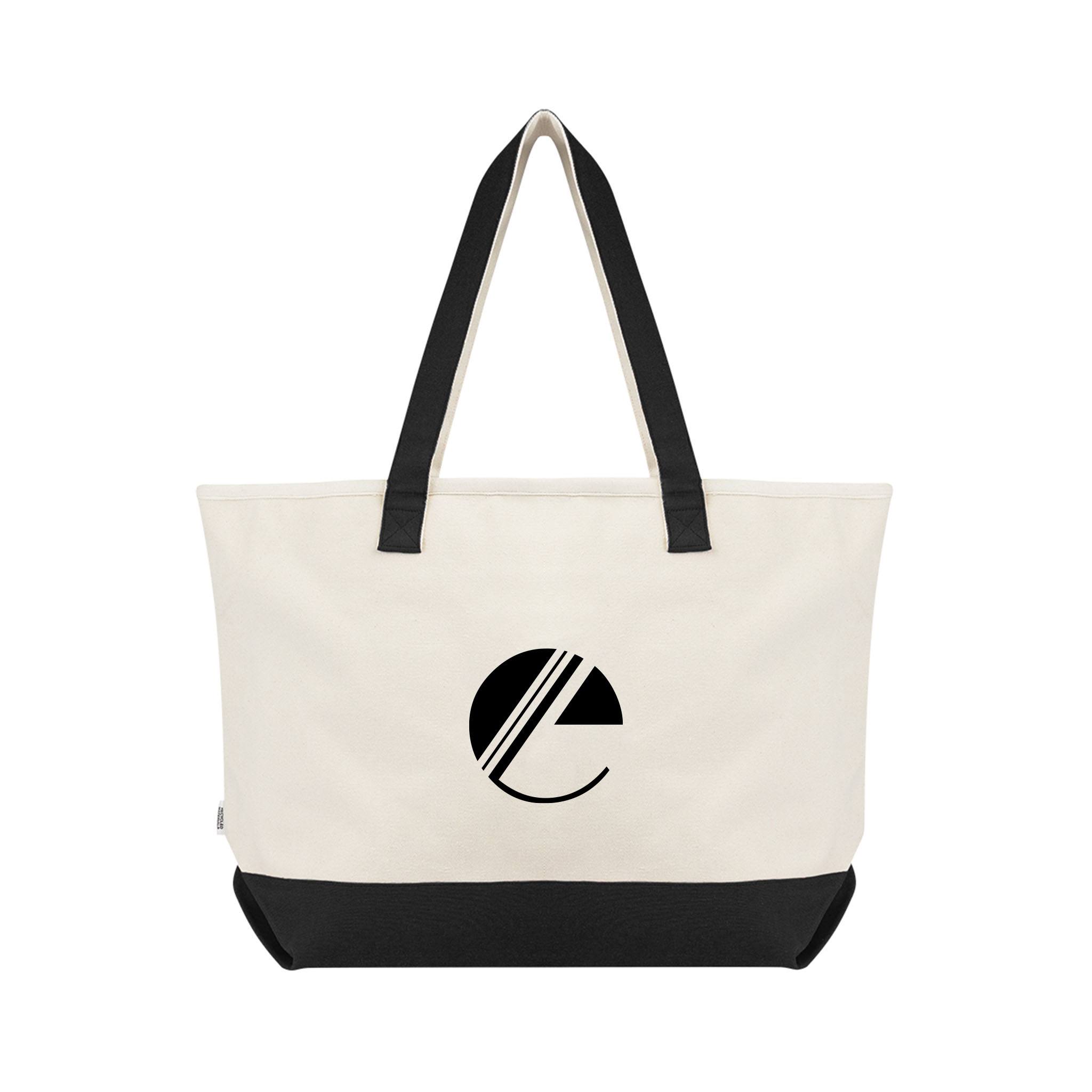 Large Starboard Recycled Cotton Canvas Tote Bag  Imprinted with Logo (Q947122)