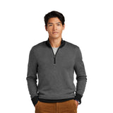 Brooks Brothers ® Washable Merino Birdseye 1/4-Zip Sweater (Q948922)