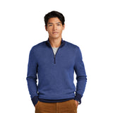 Brooks Brothers ® Washable Merino Birdseye 1/4-Zip Sweater (Q948922)