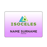 Tucson Plastic Name Badge: 3 x 2 Inch  Imprinted with Logo (Q950022)