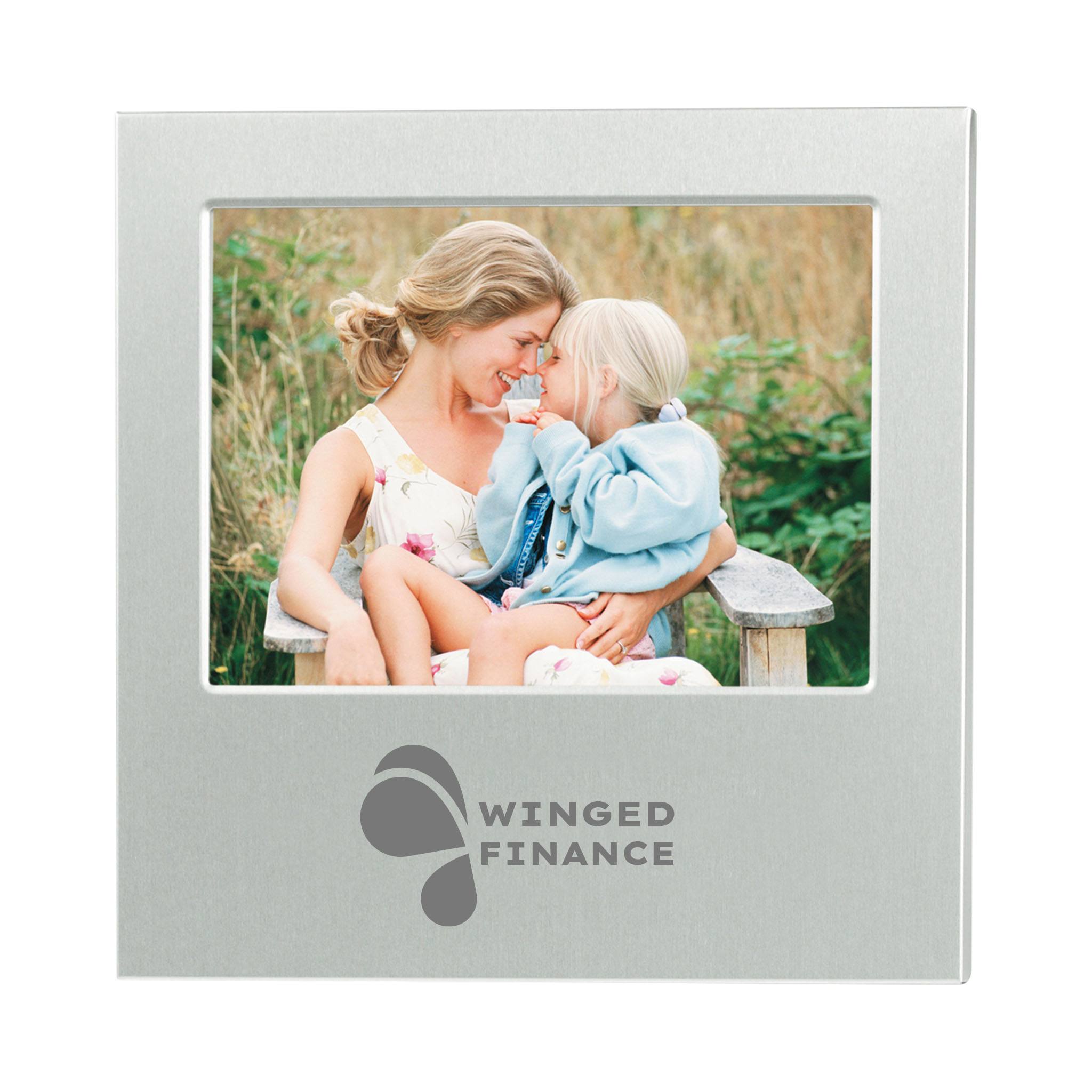4" x 6" Dazzling Aluminum Photo Frame (Q950211)