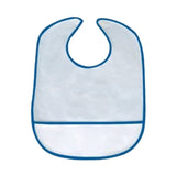 Baby Bib With Terry Cotton Front Pocket And PU backing (Q951432)